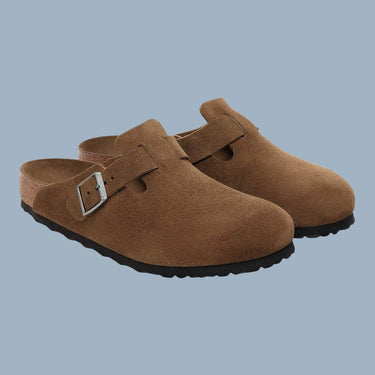 Birkenstock Boston Sandals - Dark Tea