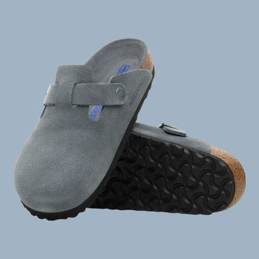 Birkenstock Boston Sandals - Grey