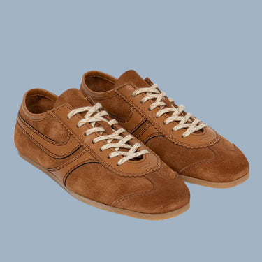 Dries Van Noten Suede Sneakers - Tan