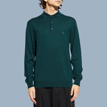 Etro Knitted Polo - Green