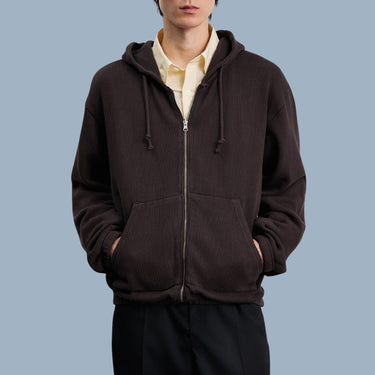 Another Aspect Zip Hoodie - Brown