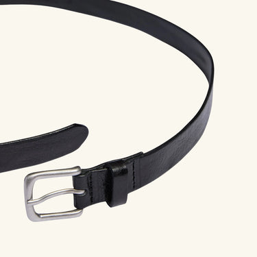 Another Aspect Leather Belt - Black