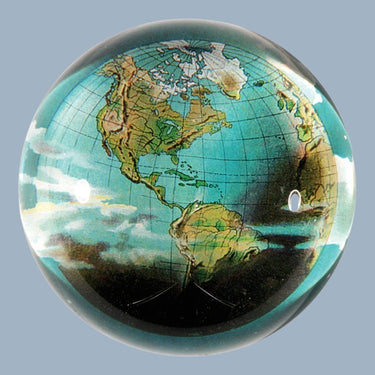 John Derian Dome Paperweight - World