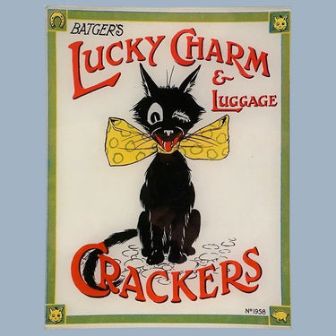 John Derian 8 x 10.5" Tray - Lucky Charm Black Cat