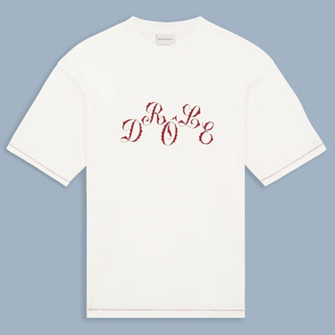 Drôle De Monsieur Velvet Tee - White