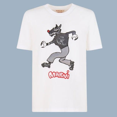 Marni Cartoon Tee - White