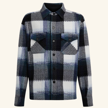 Missoni Wool Overshirt - Blue