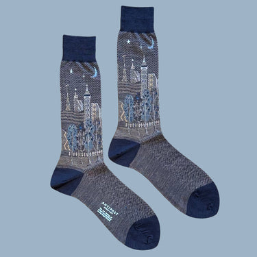 Antipast Socks City Scape - Brown