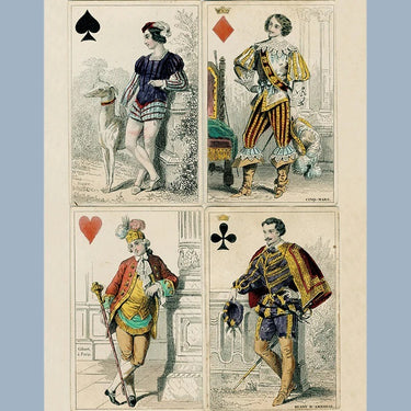 John Derian 11 x 14" Tray - King Of Hearts