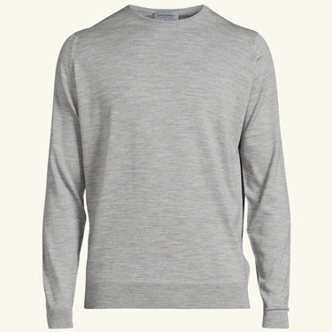 John Smedley Marcus LS Pullover - Silver