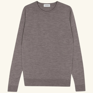 John Smedley Marcus LS Pullover - Mushroom