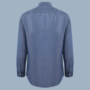 Etro Roma Linen Shirt - Dark Blue
