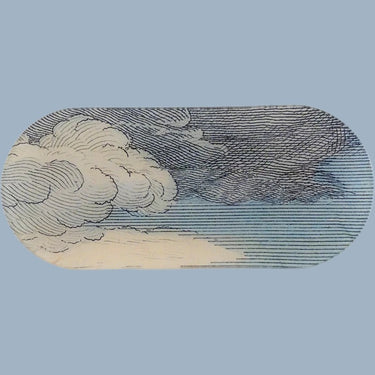 John Derian 6 x 12" Oblong Tray - Clouds