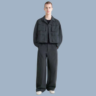 Lemaire Short Utility Jacket - Coal