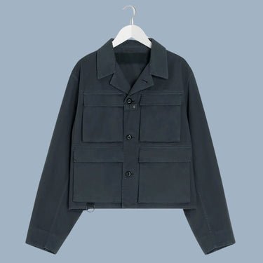 Lemaire Short Utility Jacket - Coal