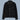 Leather Collar Workwear Shirt - Black