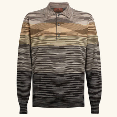 Missoni LS Wool Polo Shirt - Warm/Beige