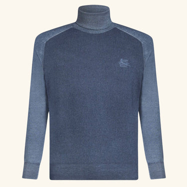 Etro Knitted Turtleneck - Blue