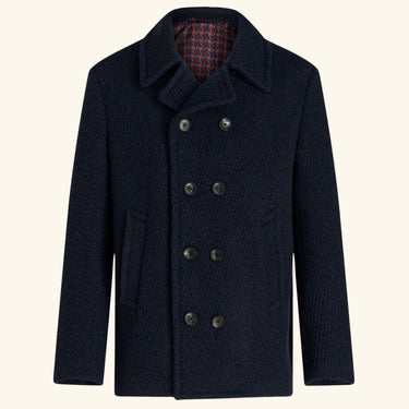 Etro Pea Coat - Navy