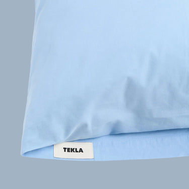 Tekla Percale Pillow Sham - Island Blue