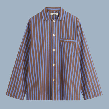 Tekla Poplin Long Pyjamas Shirt - Holiday 2025