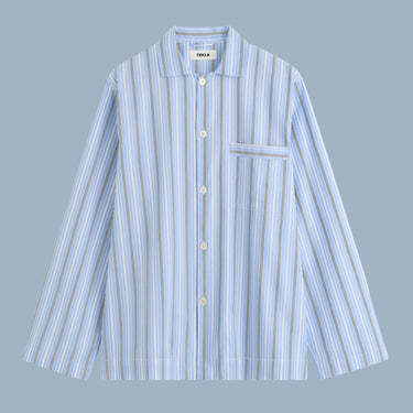 Tekla Poplin Long Pyjamas Shirt - Holiday 2025