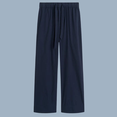 Tekla Cotton Poplin Pyjamas Pants - Navy