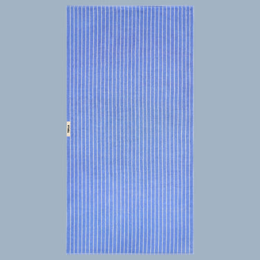 Tekla Bath Towel - Blue Stripes