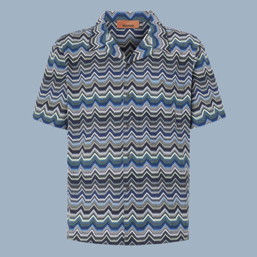 Missoni Bowling Shirt - Blue & Green