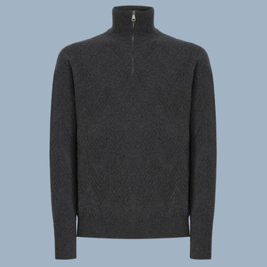 Missoni Half-Zip Sweater - Grey
