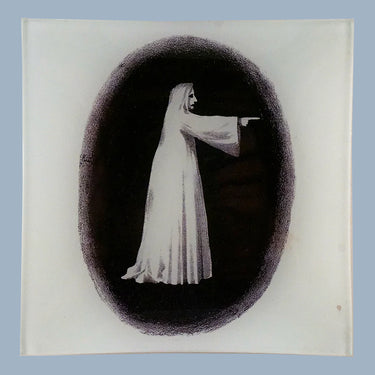 John Derian 6" Square Plate - Spectre Reflection