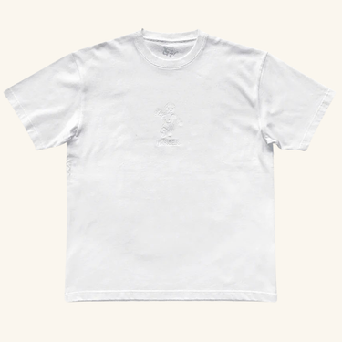 Dancer OG Embossed Logo Tee - White