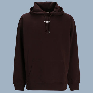 Drôle De Monsieur Slogan Hoodie - Dark Brown