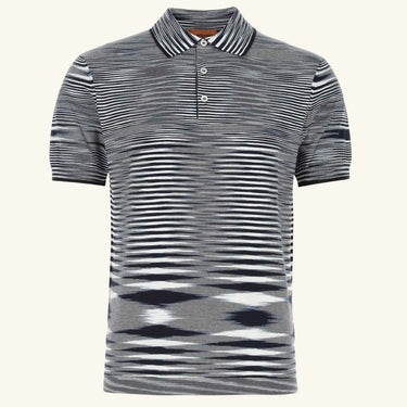 Missoni Short Sleeve Polo - Navy