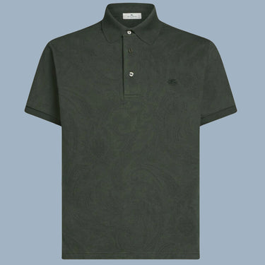 Etro Roma T-shirt - Green Paisley