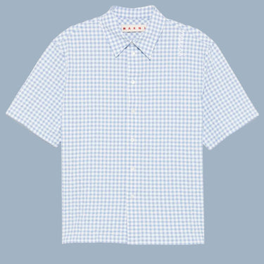 Marni Checkered Shirt - Blue