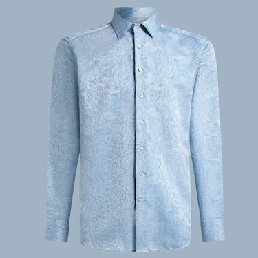Etro Jacquard Shirt - Light Blue