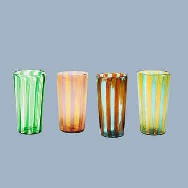 Akua Objects Augusta Glass - Emerald/Clear