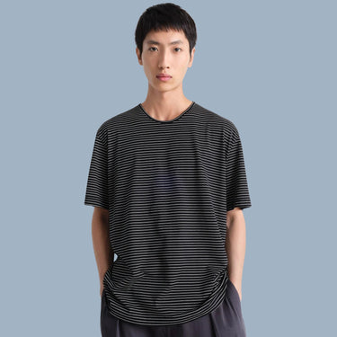Lemaire Striped T-Shirt - Black/White