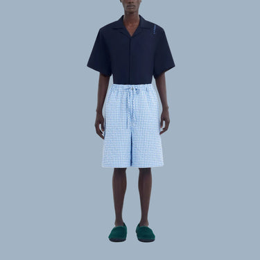 Marni Checkered Shorts - Blue