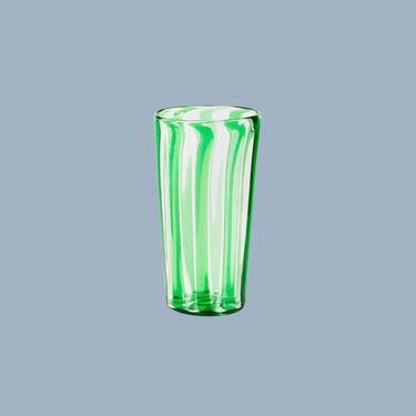 Akua Objects Augusta Glass - Emerald/Clear