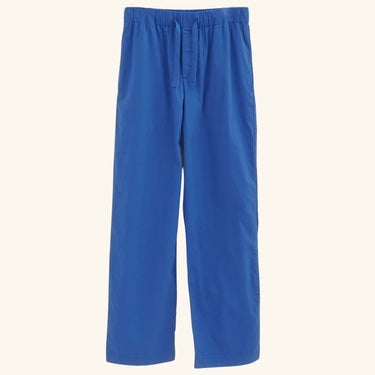 Tekla Cotton Poplin Pyjamas Pants - Royal Blue