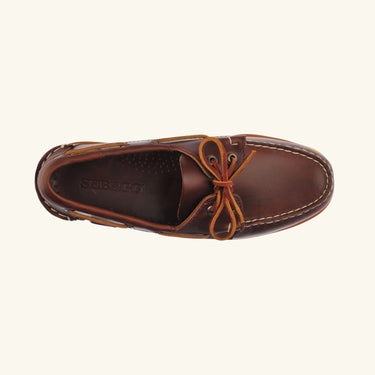 Sebago Docksides Portland Waxed Flats - Brown