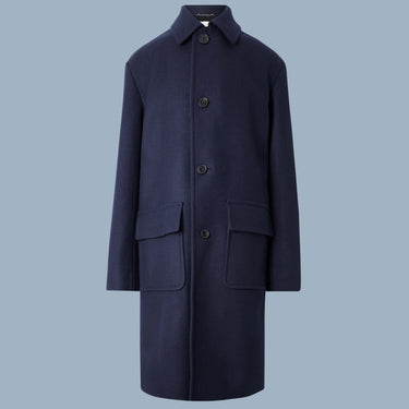 Dries Van Noten Randale Coat - Navy